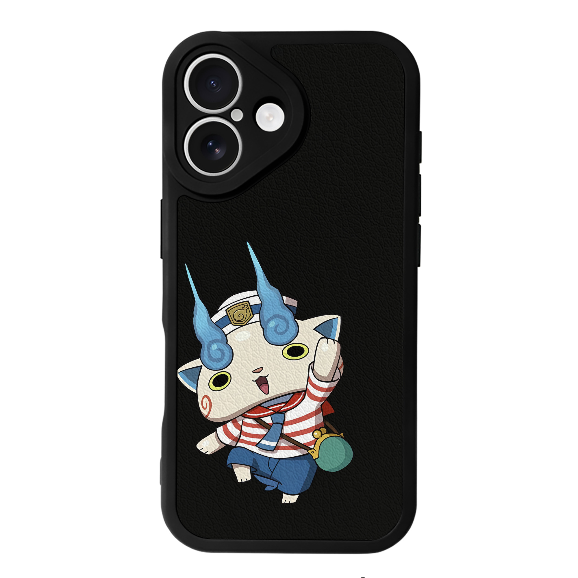 （画像用） 妖怪ウォッチ Yo-kai Watch 【iPhone 16シリーズ対応】シリコンスマホケース（レザー調） 材質：シリコン